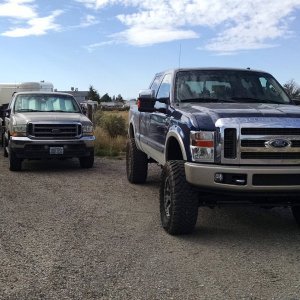 2 generations of Ford guys